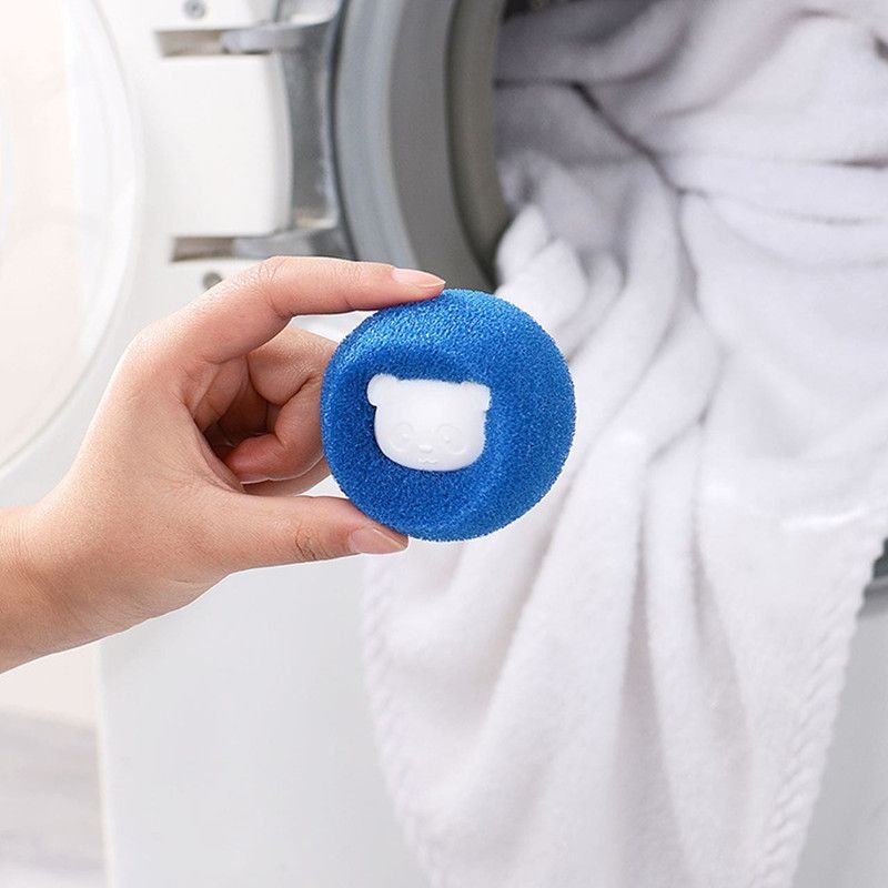 Hair Removal Catcher Filter Mesh Pouch Cleaning Balls