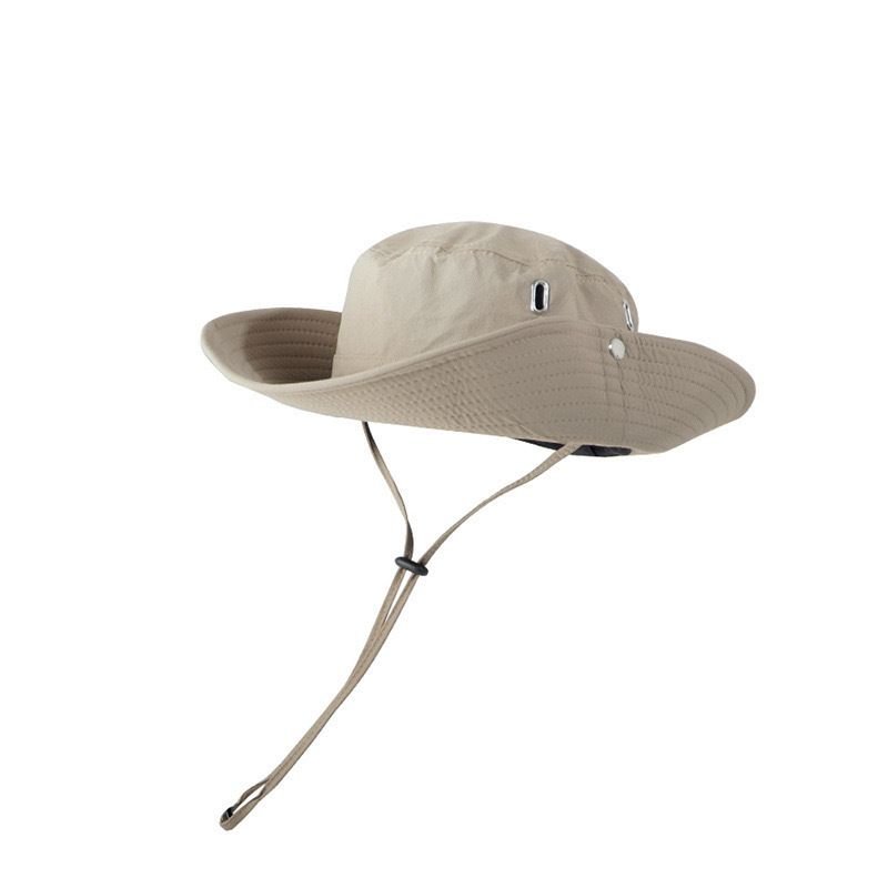 Western Cowboy Sunscreen Big Brim Uv Protection Outdoor Sunshade Unisex Custom Bucket Hat